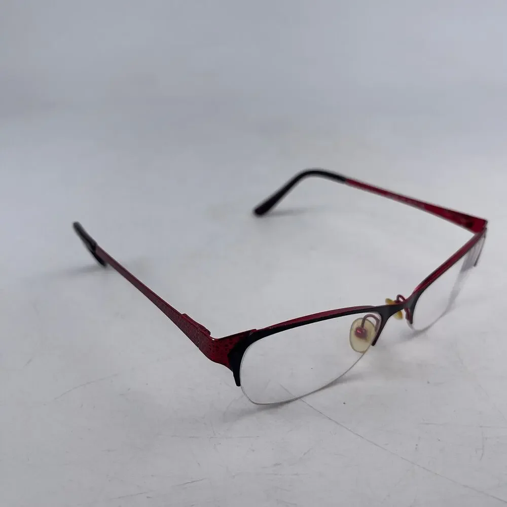 Scott Harris Europa SH-402 Women's Eyeglasses‎ Frame Red Cat Eye 50-17-135 mm